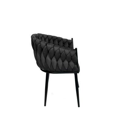 Bok krzesła VERDO czarny