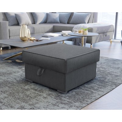 PUFA FERA sztruks POSO 34 grafitowy