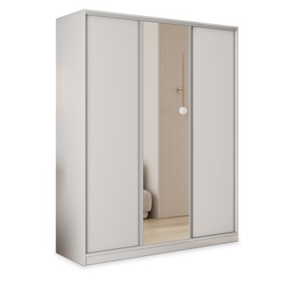 Szafa Przesuwna TARI 160 cm z Lustrem Szafa Trzydrzwiowa z Szufladami