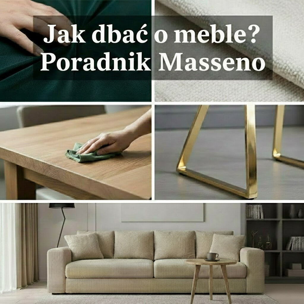 Jak dbać o meble? Welur, bucle, drewno – poradnik Masseno