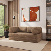 Sofa ALVIO – Tkanina sztruksowa – kolor: Tilia