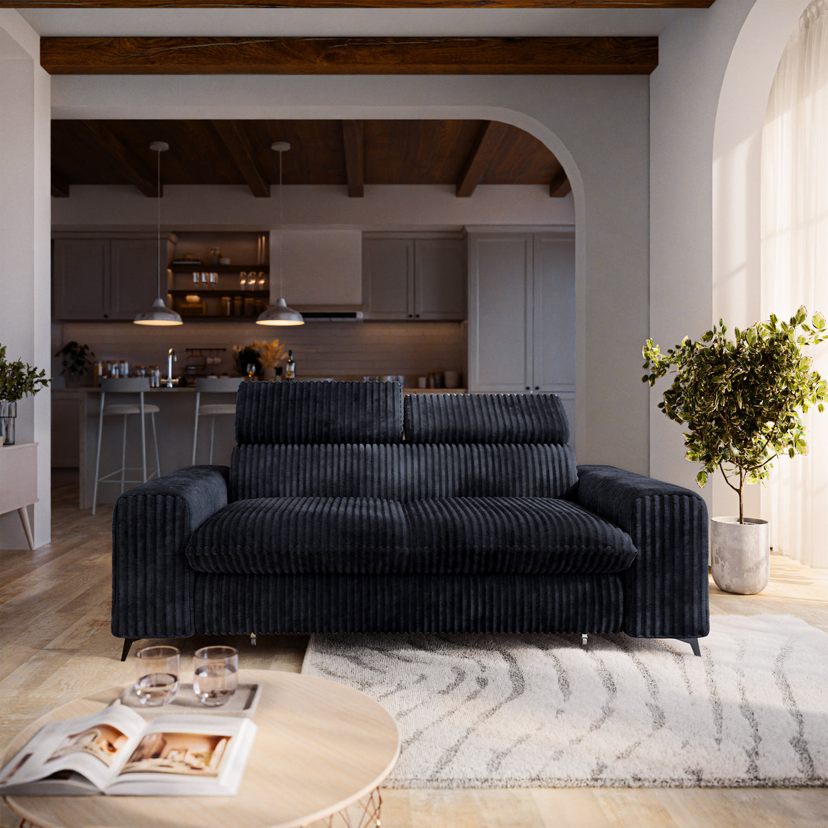 Masseno Sofa BENETE z funkcją spania