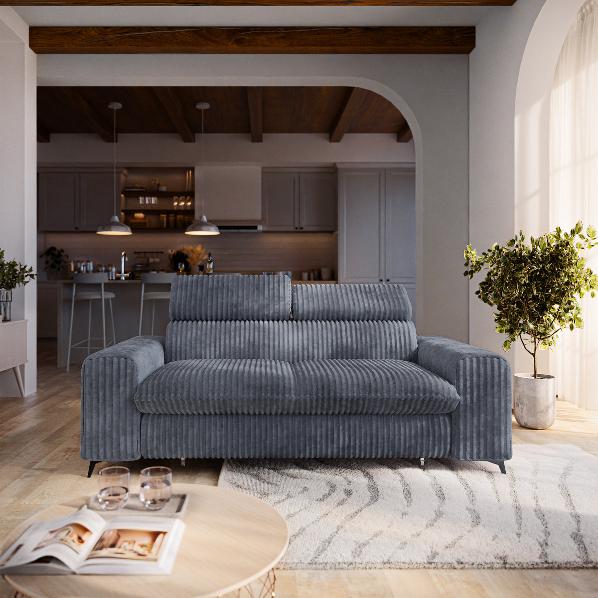 Masseno Sofa BENETE z funkcją spania