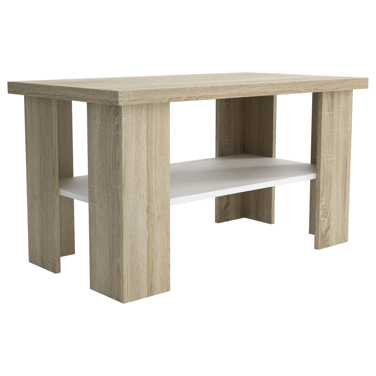 WHITE-HD OLGA OAK SONOMA-WHITE