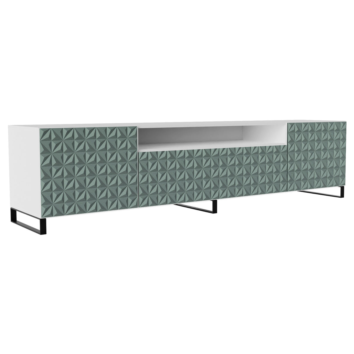 WHITE-HD RTV 200 CALI STOJACA BIALY+ZIELONY