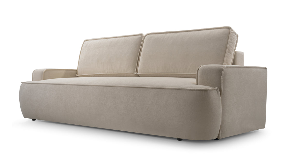 Sofa SOLO – Tkanina bucle – kolor: Gerra