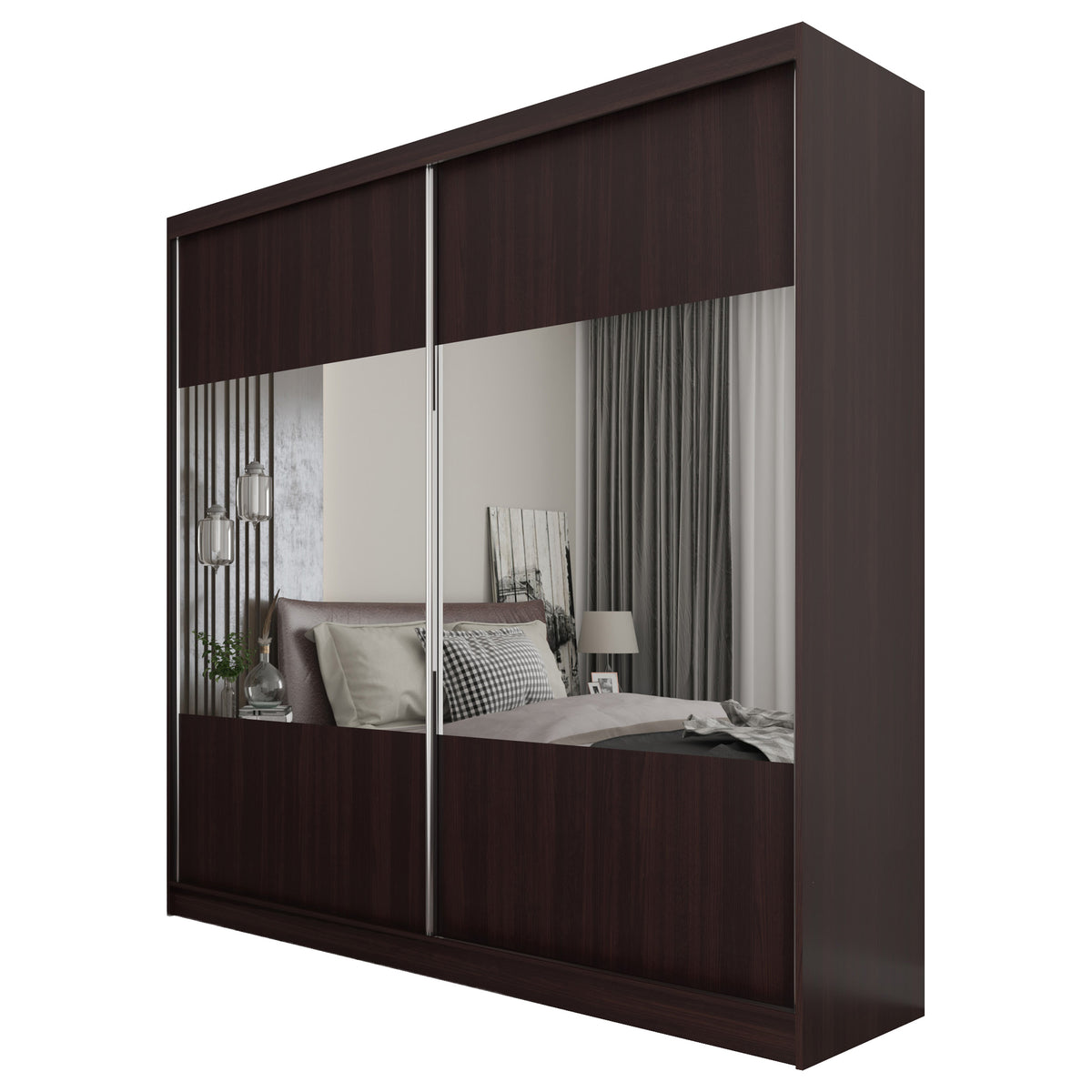 WHITE-HD SZAFA CELESTE 200 WENGE LAMINAT