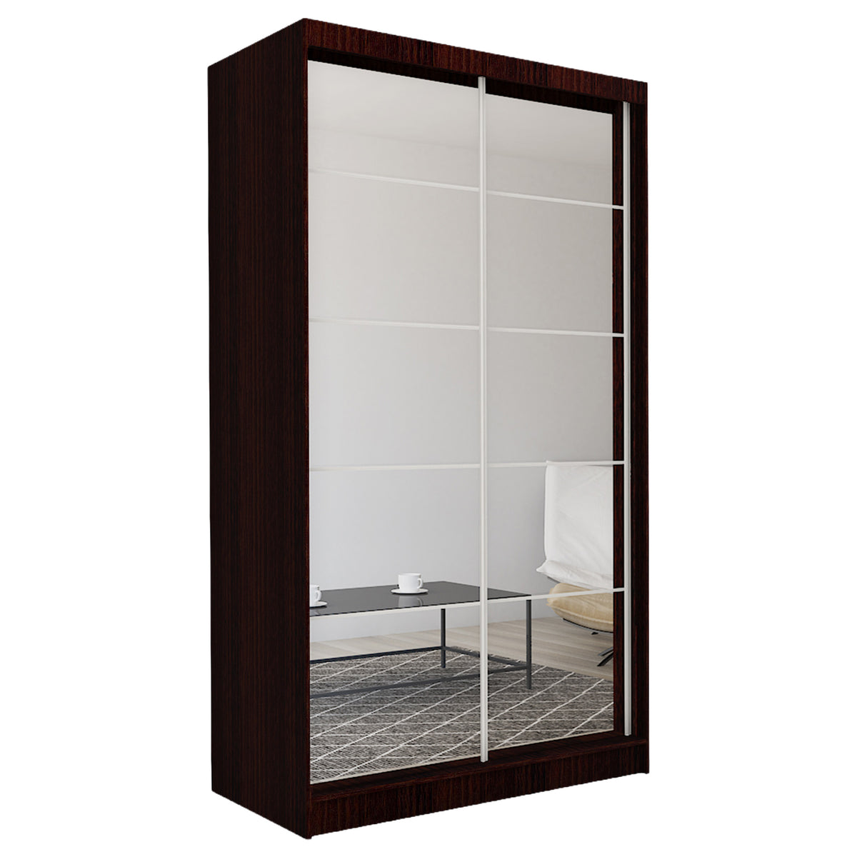 WHITE-HD SZAFA FLORES 150 WENGE LAMINAT