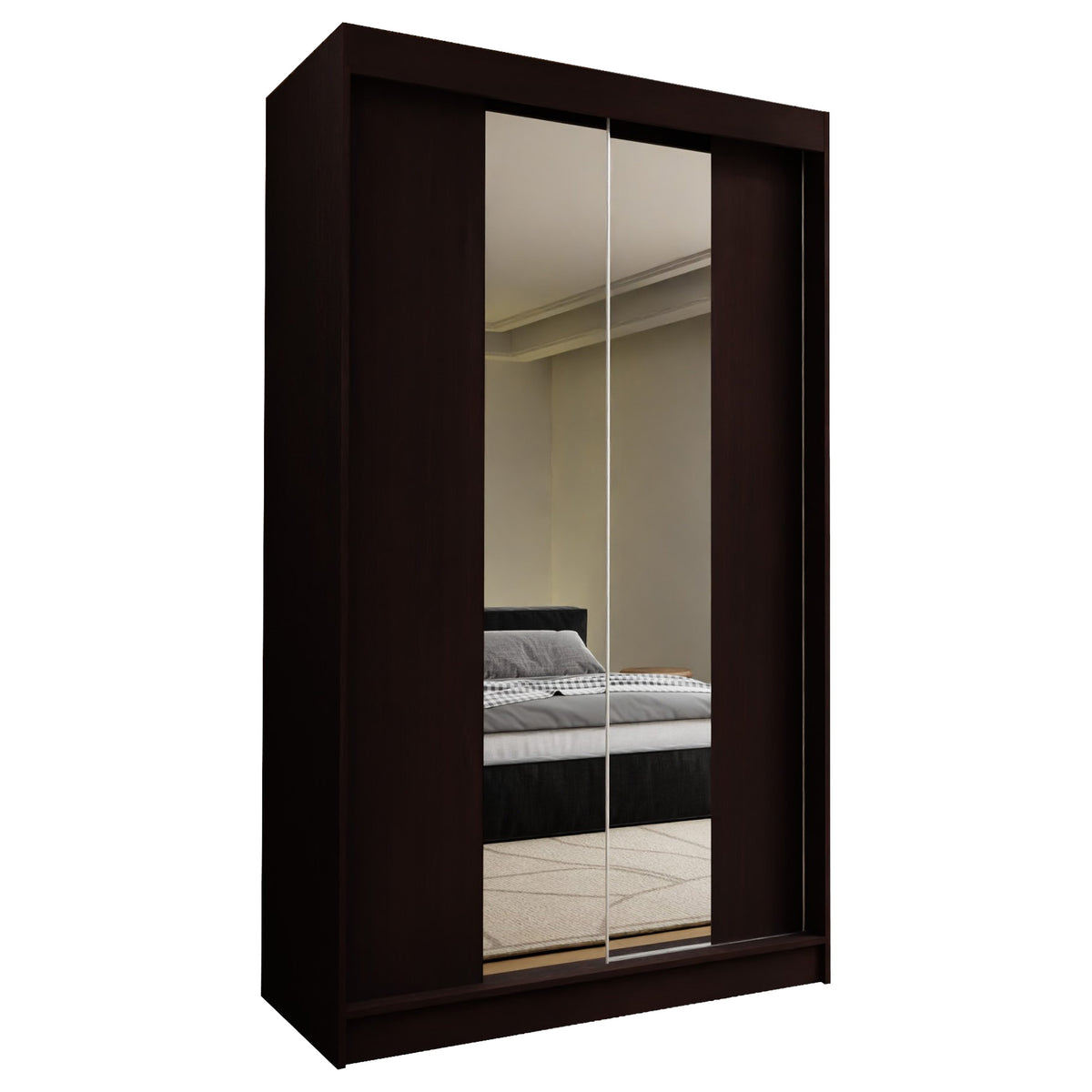 WHITE-HD SZAFA LUZON 120 WENGE LAMINAT