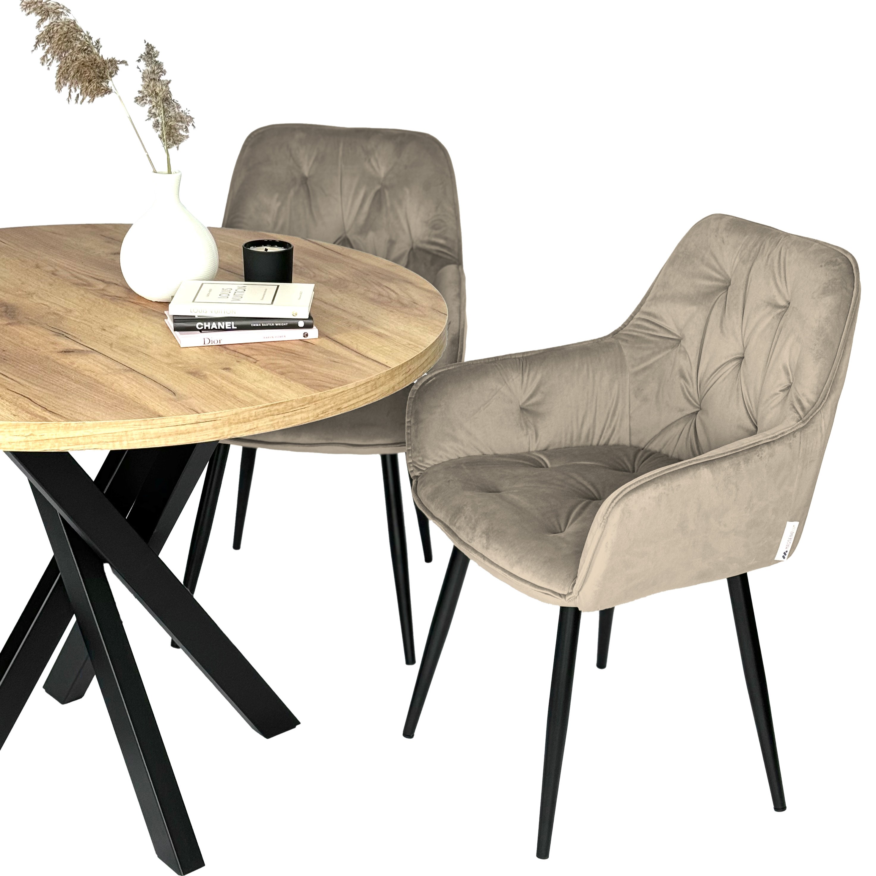 krzesła LENNO w aranżacji przy stole