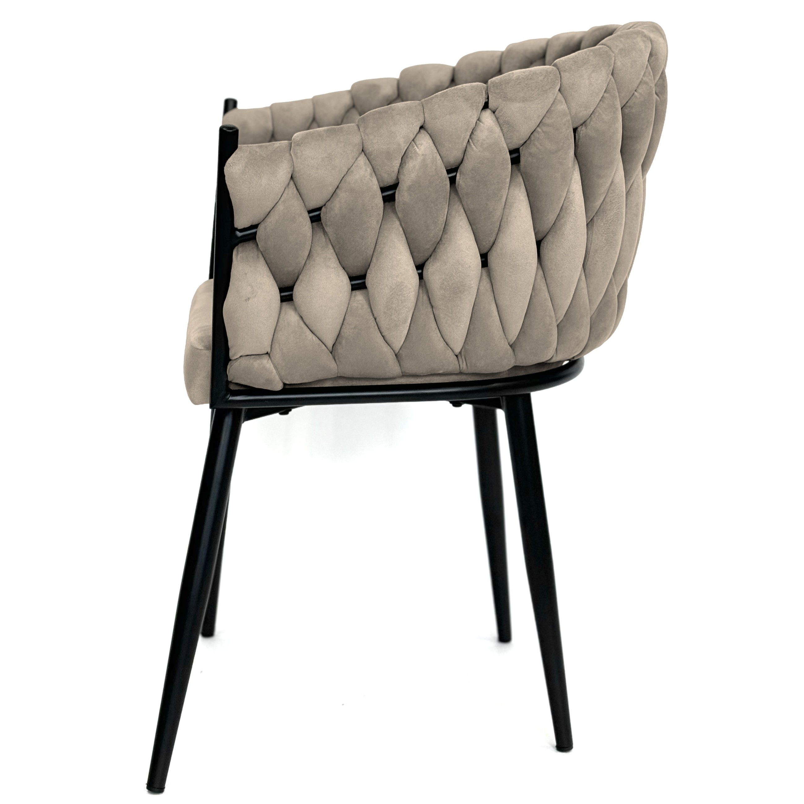 krzesło VERDO beige bok