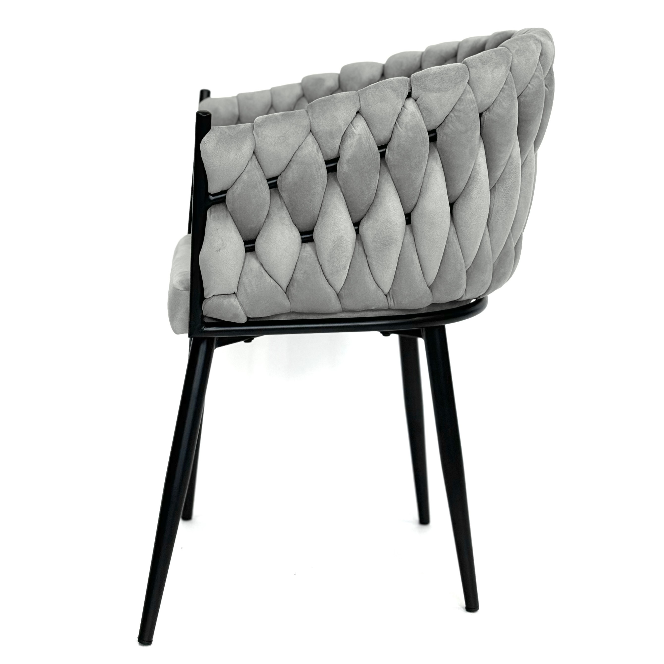 krzesło VERDO grey bok