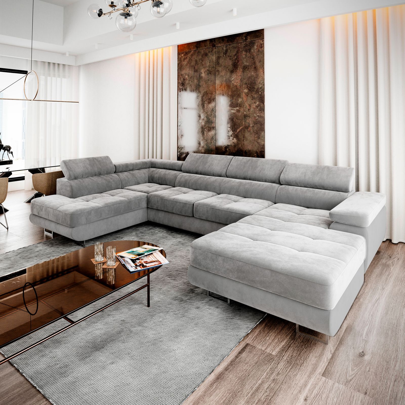 Narożnik CASONE w kształcie "U" - prezentacja