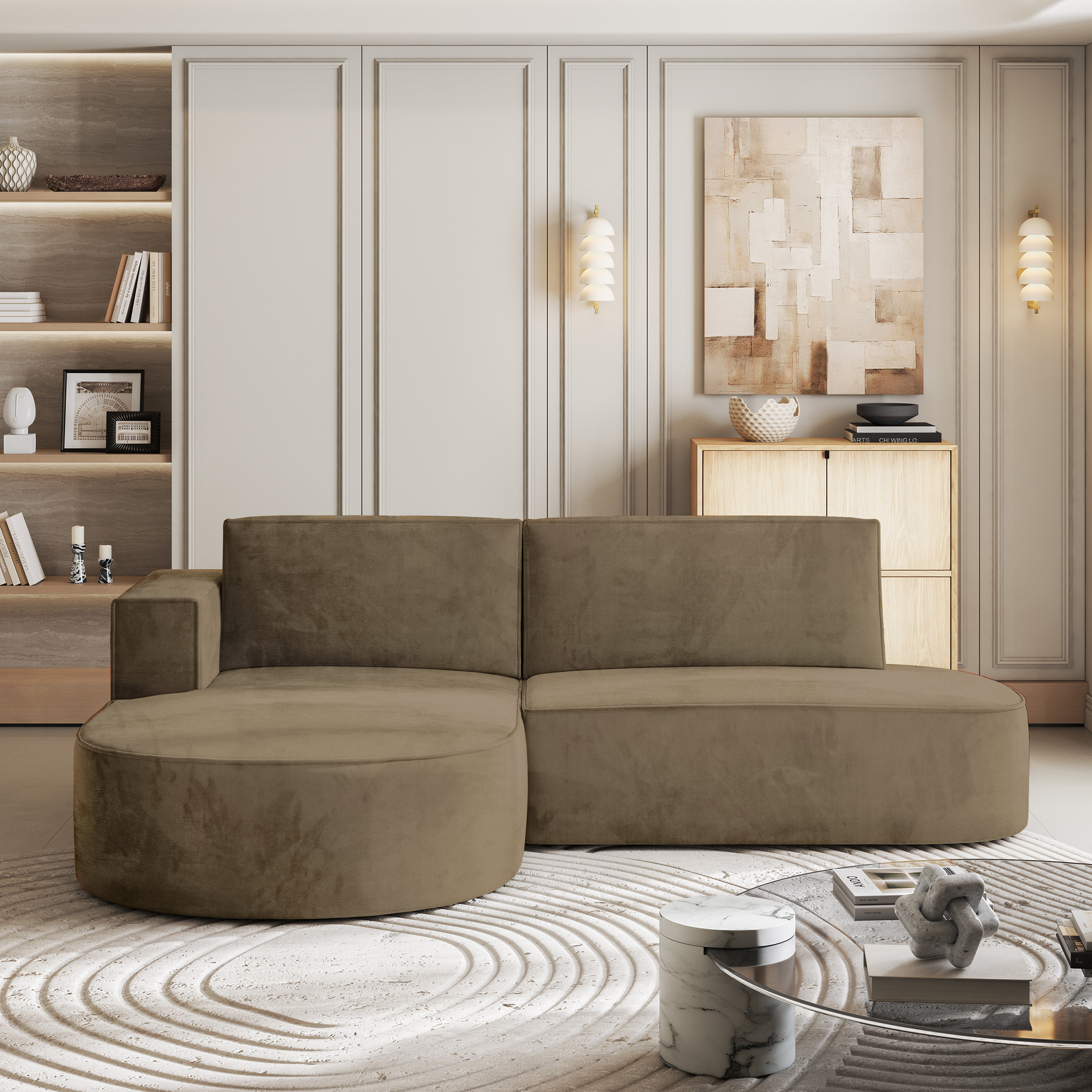 Prezentacja narożnika CORTIO - widok od frontu