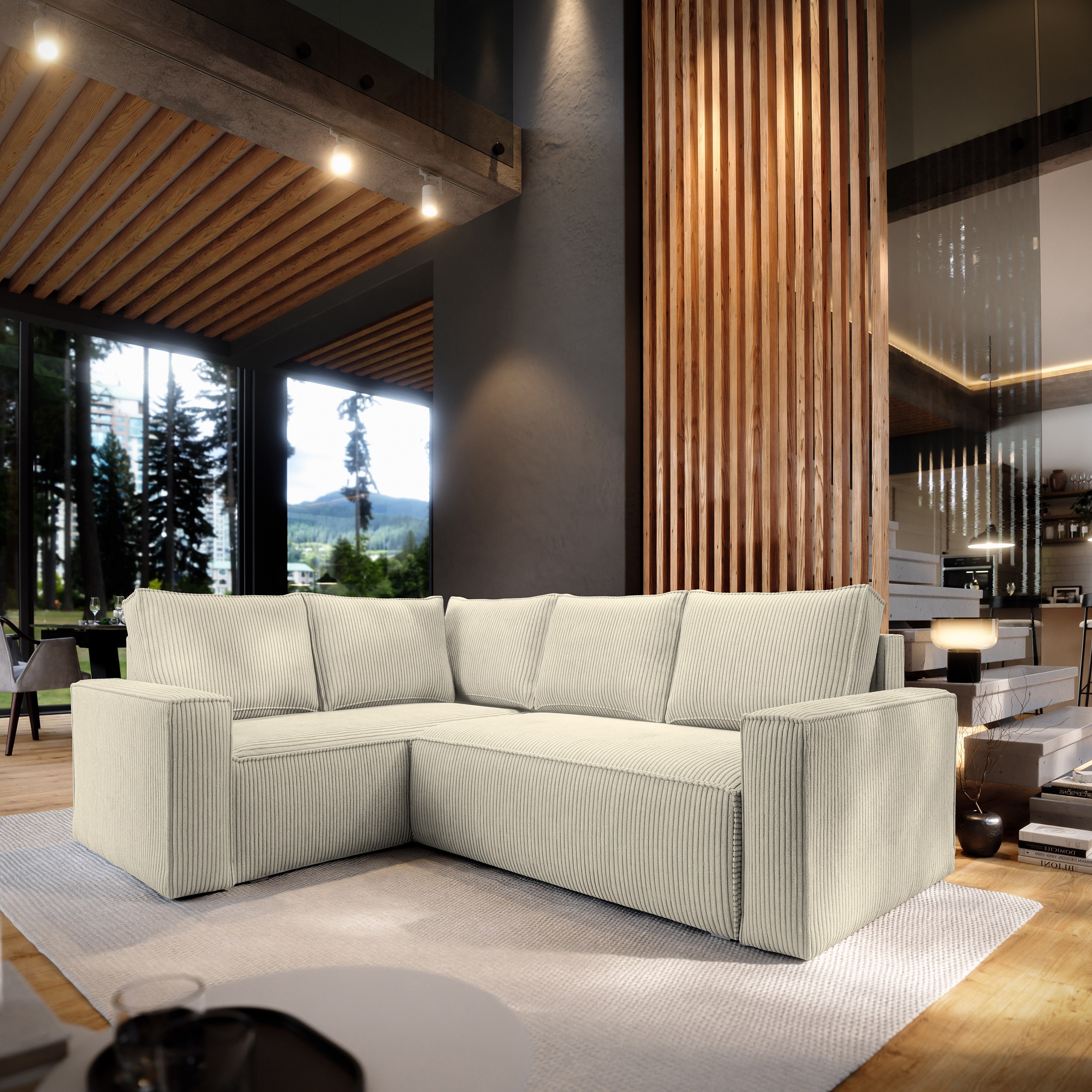 Prezentacja narożnika ESTANO - widok od frontu