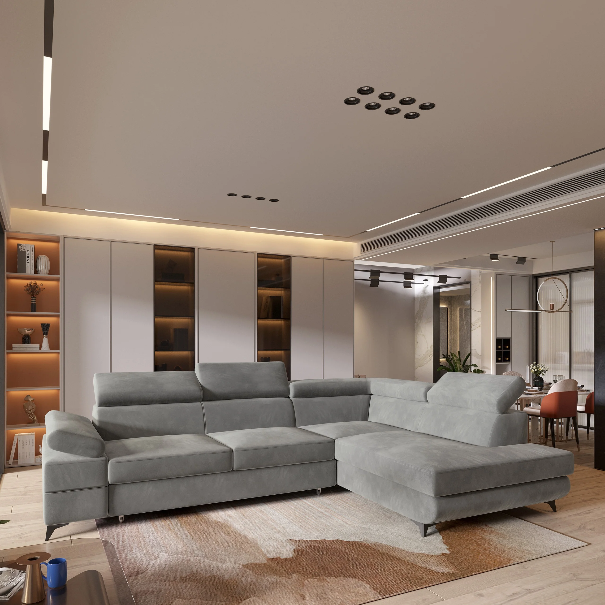 Narożnik FAVIEN - widok od frontu