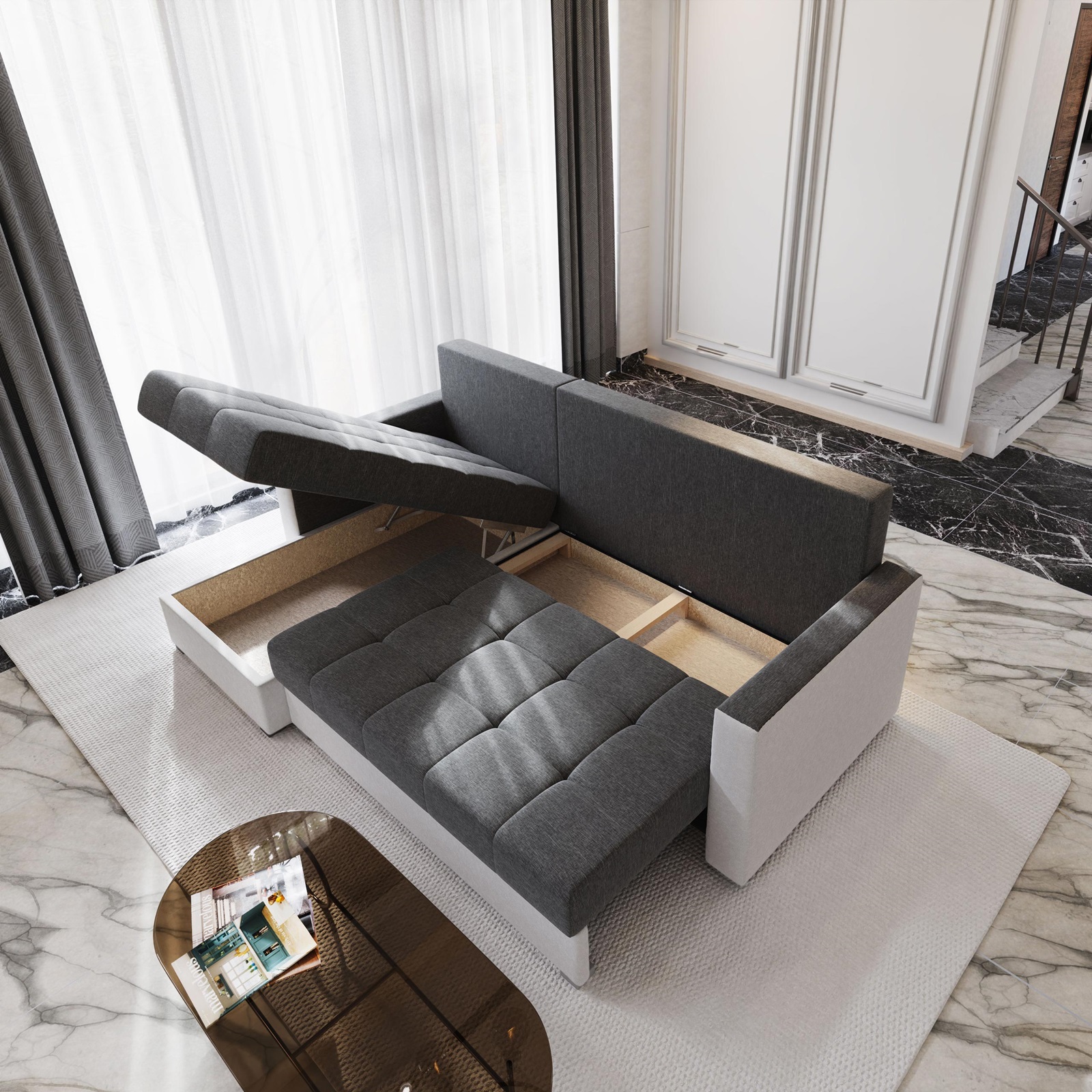 Narożnik KOS PIK - pojemniki