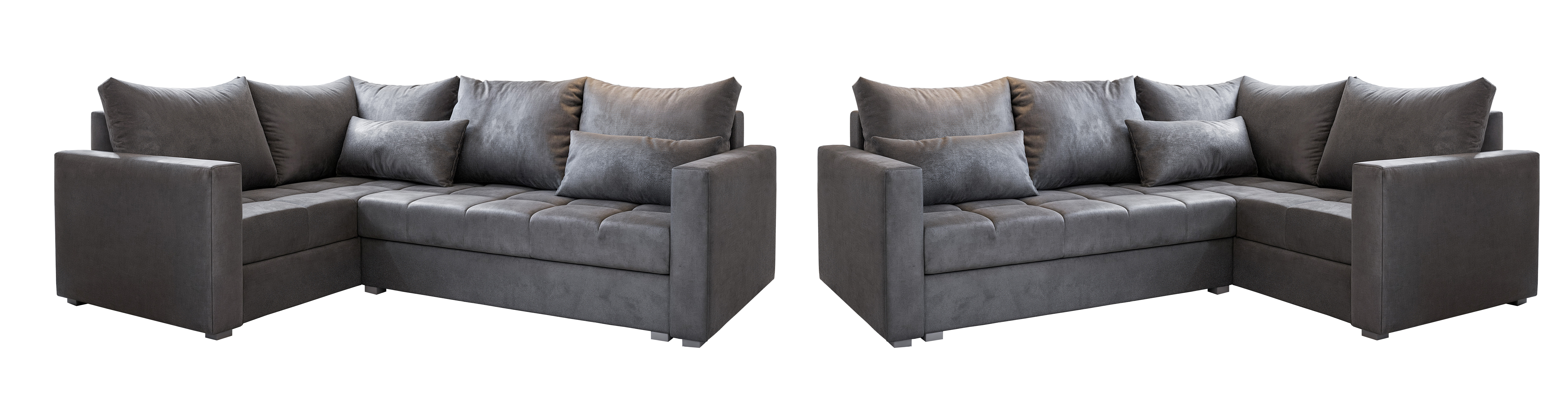 Prezentacja narożnika w wersji lewostronnej oraz prawostronnej