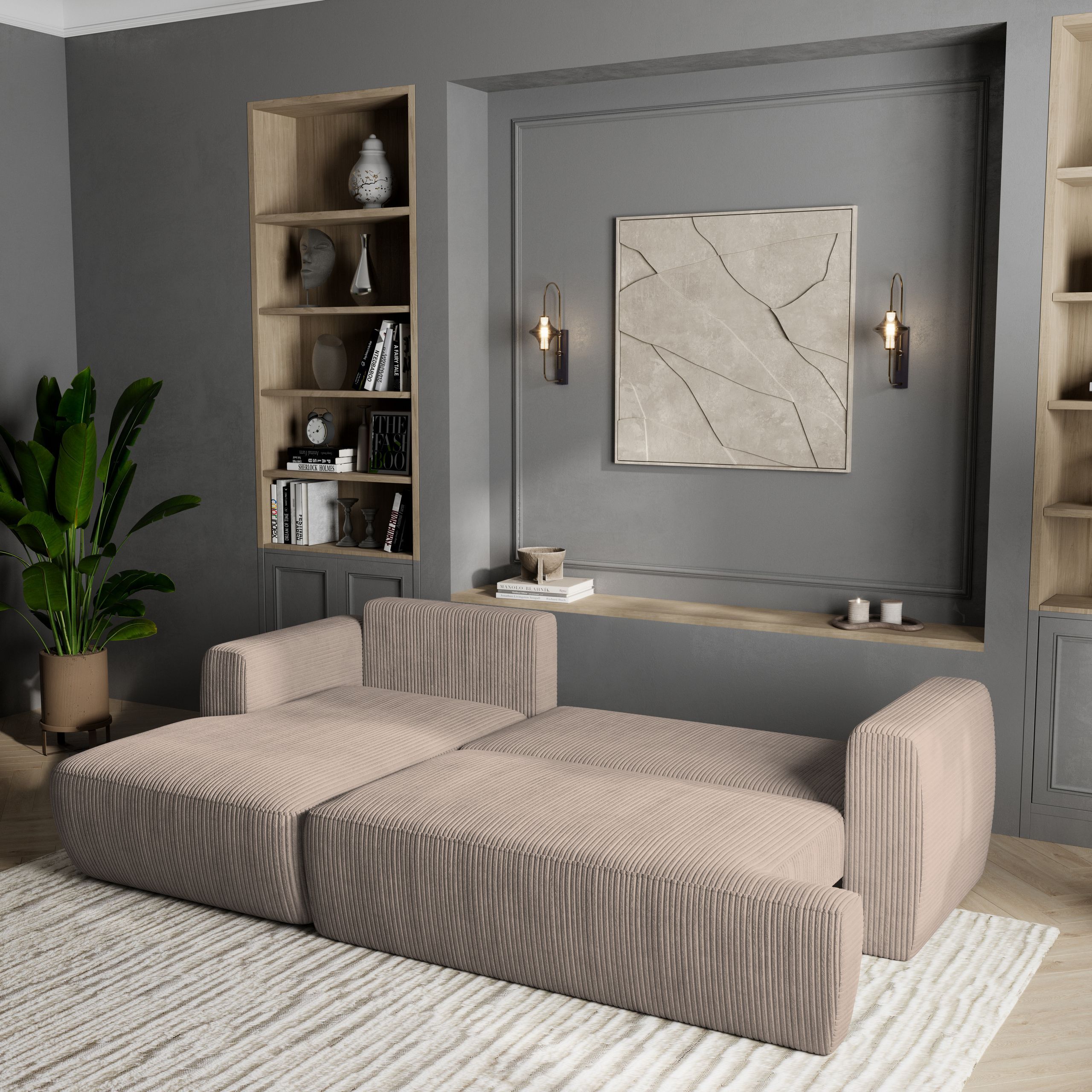 NAROŻNIK SENTI ROZŁOŻONY DO FUNKCJI SPANIA NAROŻNIK SENTI ROZŁOŻONY DO FUNKCJI SPANIA