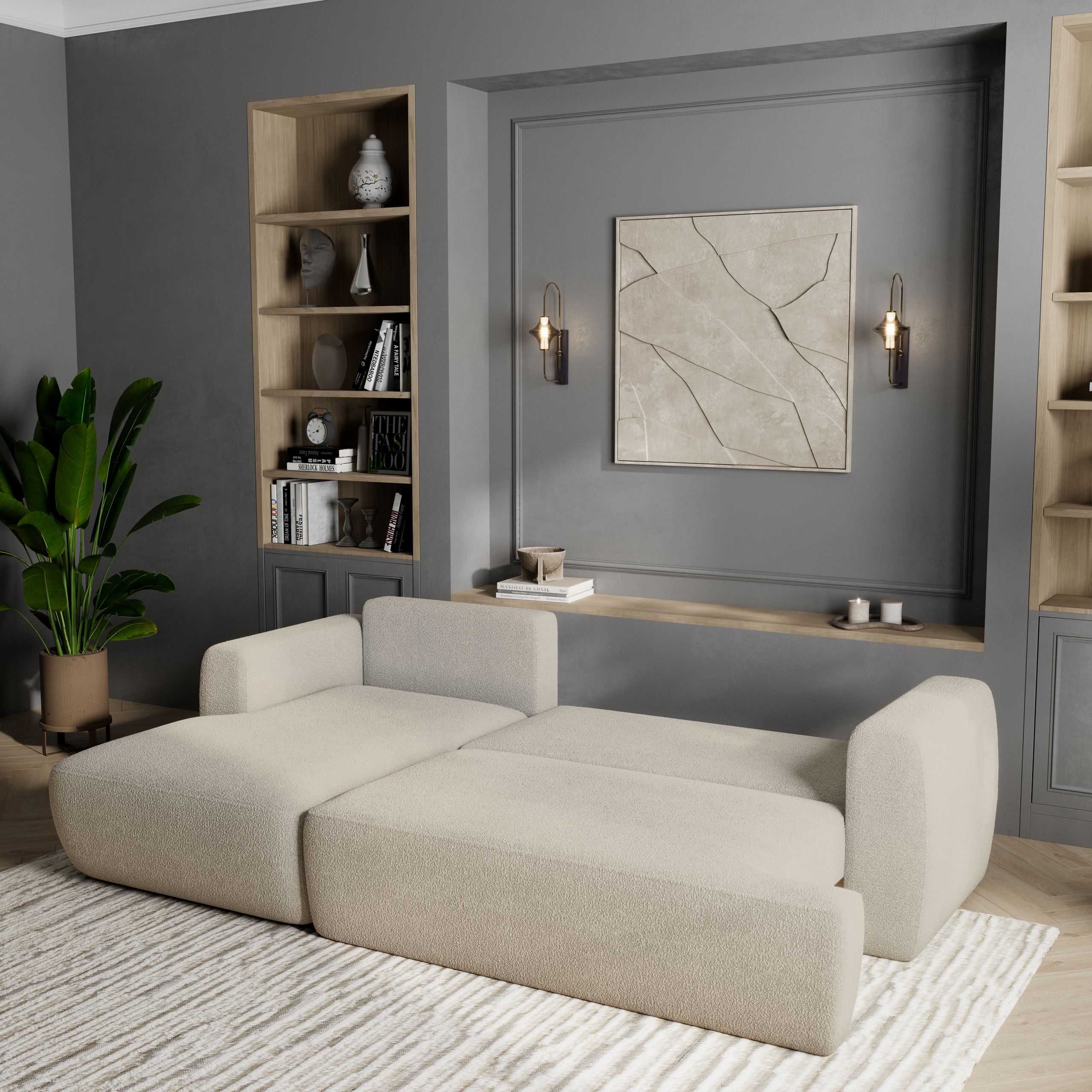 NAROŻNIK SENTI ROZŁOŻONY DO FUNKCJI SPANIA