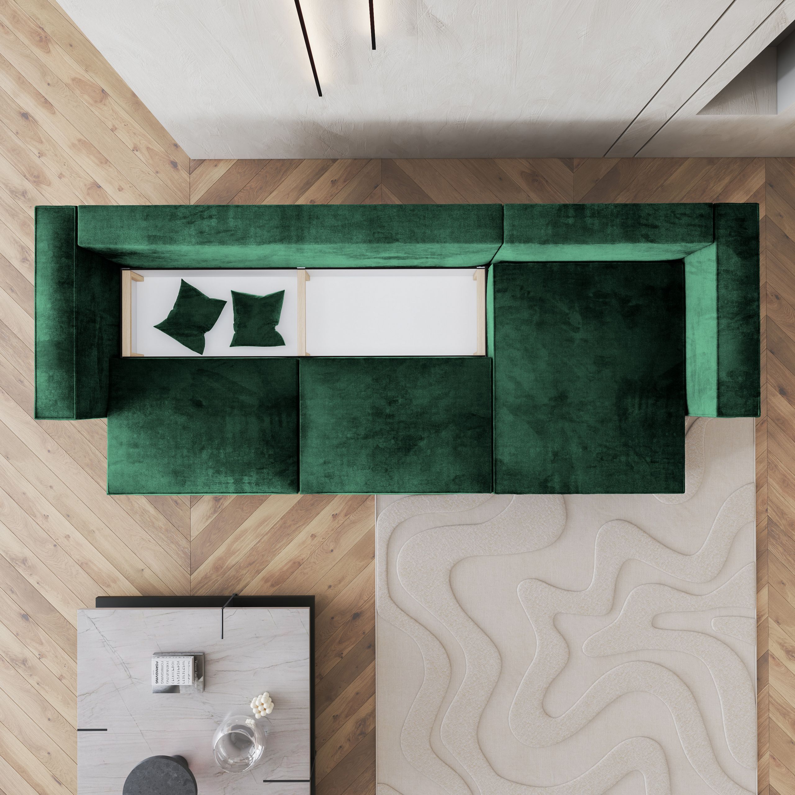 Prezentacja pojemnika w narożniku TOLMO