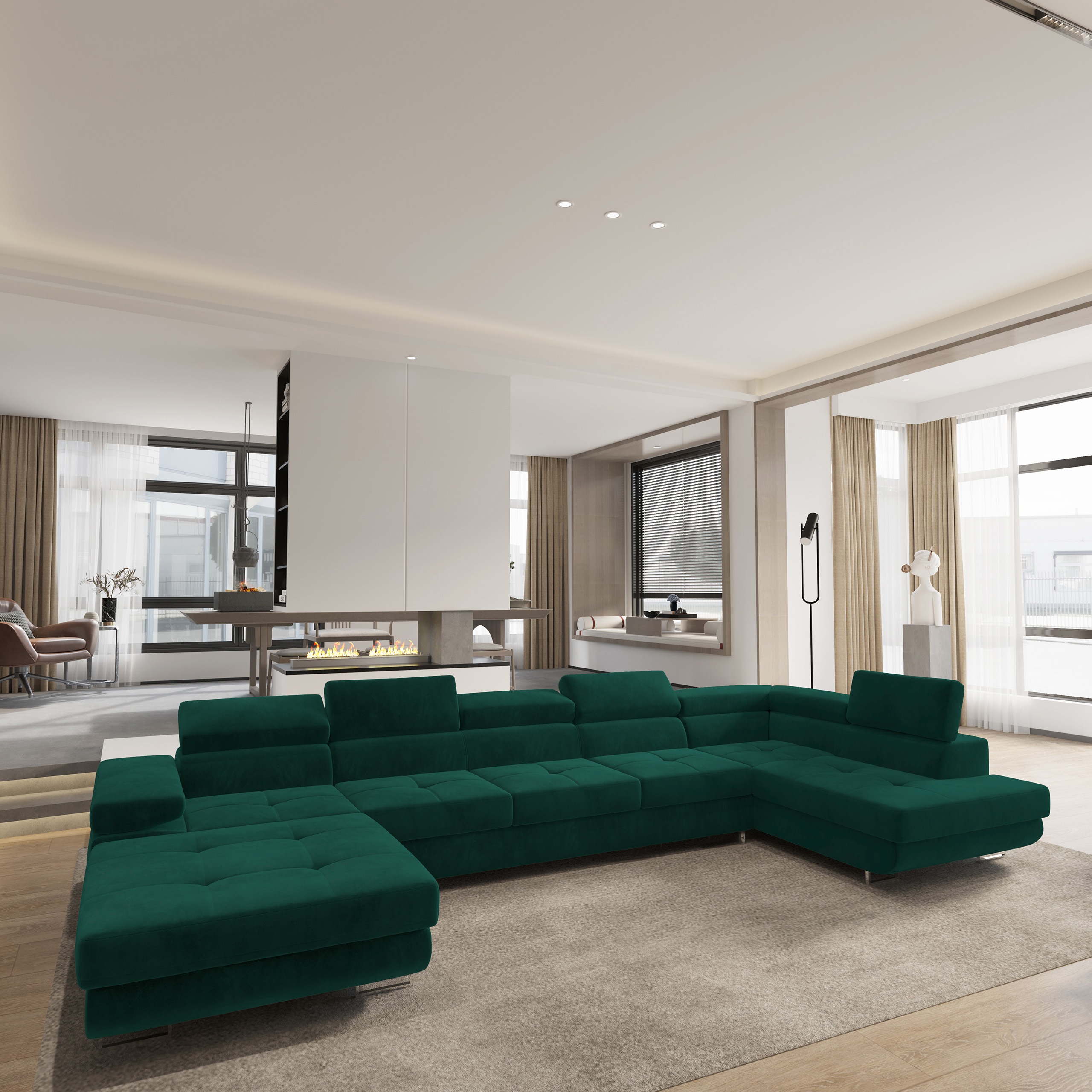 Narożnik TORIVA w kształcie "U" - prezentacja