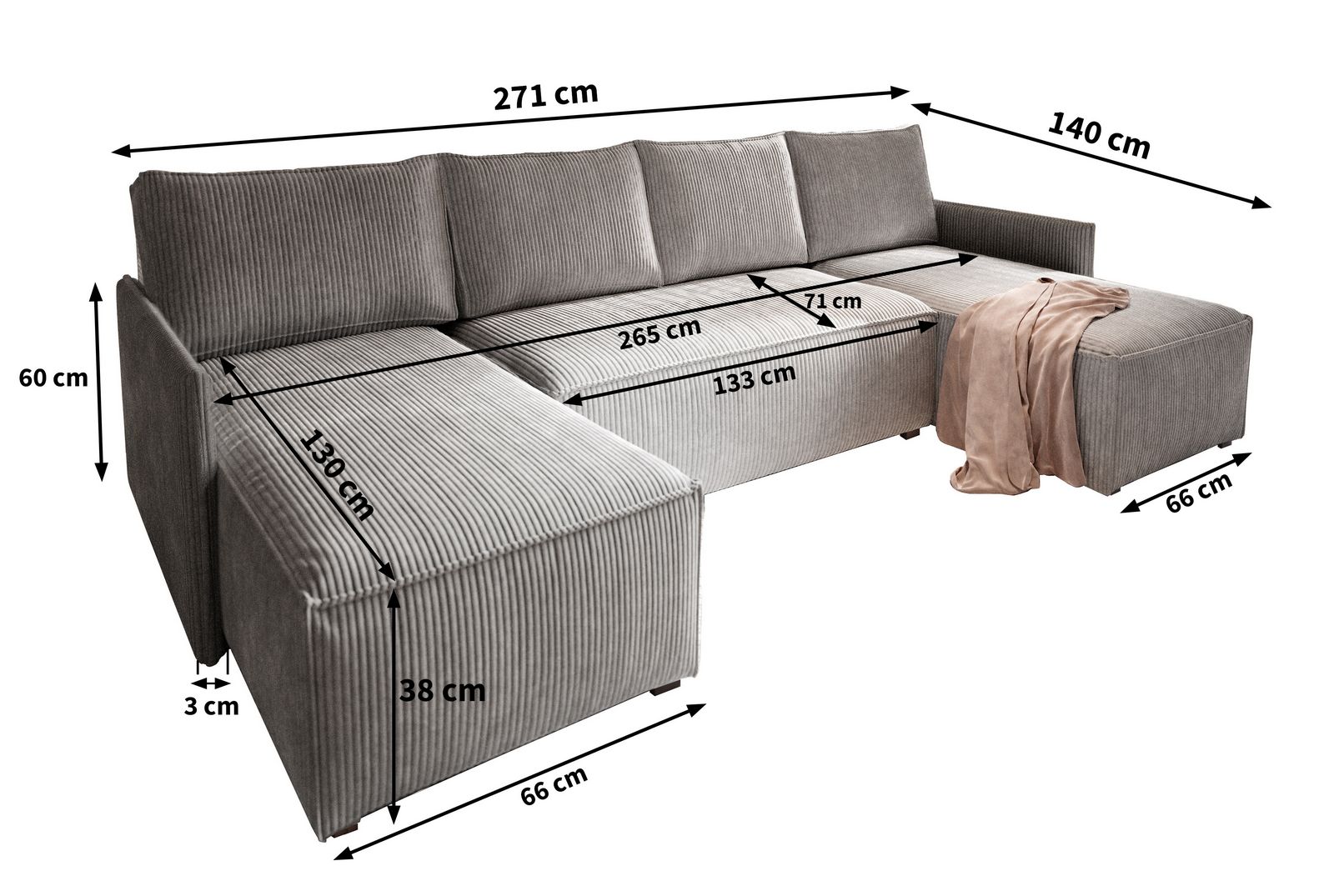 NAROŻNIK TRES WYMIARY MEBLA NAROŻNIK TRES WYMIARY MEBLA