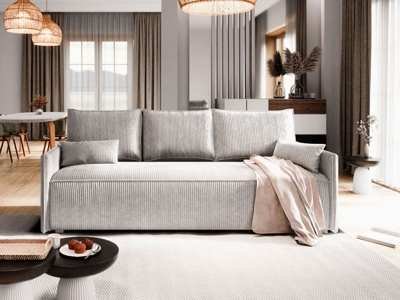 WYGODNA SOFA MESTOR, WIDOK OD FRONTU